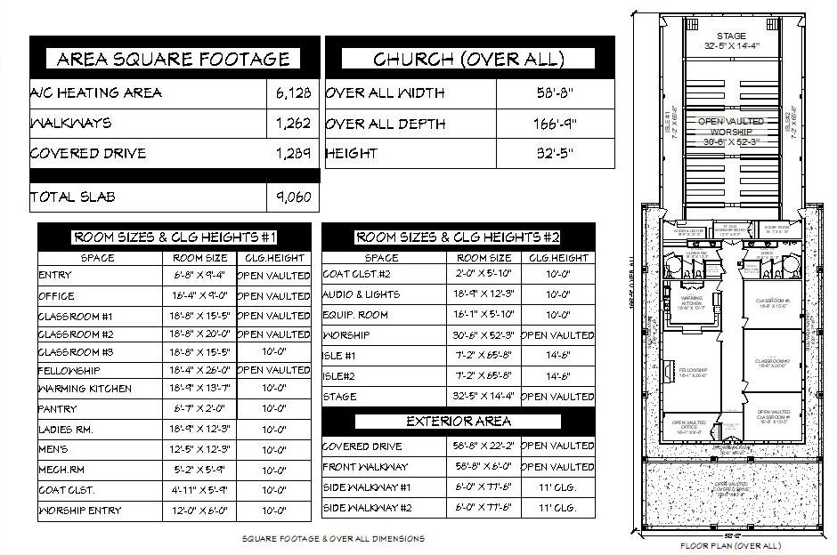 Thumbnail: CHURCH PLAN-CHR 102-CHURCH PLAN, 6,128 SQFT, BARN STYLE