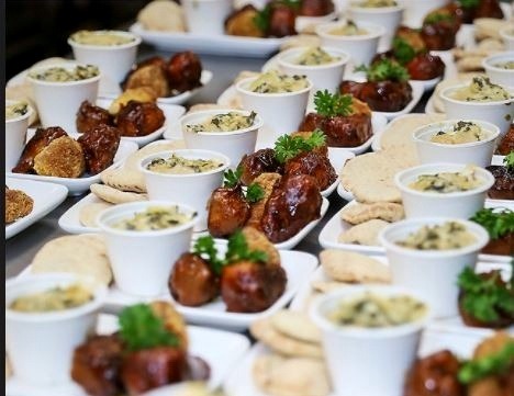 Arranged Food and Objects