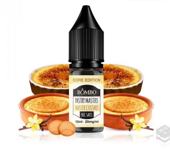 Master Custard 10ml - Pastry Masters Nic Salts by Bombo Core Edition