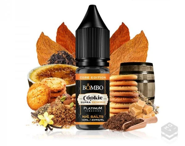 Cookie Supra Reserve 10ml - Platinum Tobaccos Nic Salts by Bombo Core Edition