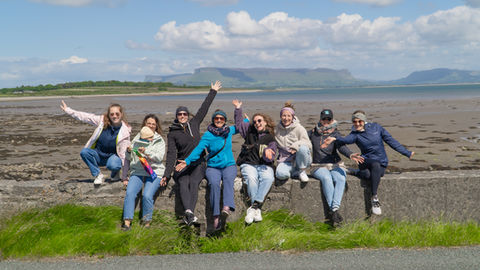 Group at Aerial Retreat Ireland