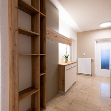 Garderobe Akzenteleuchtung