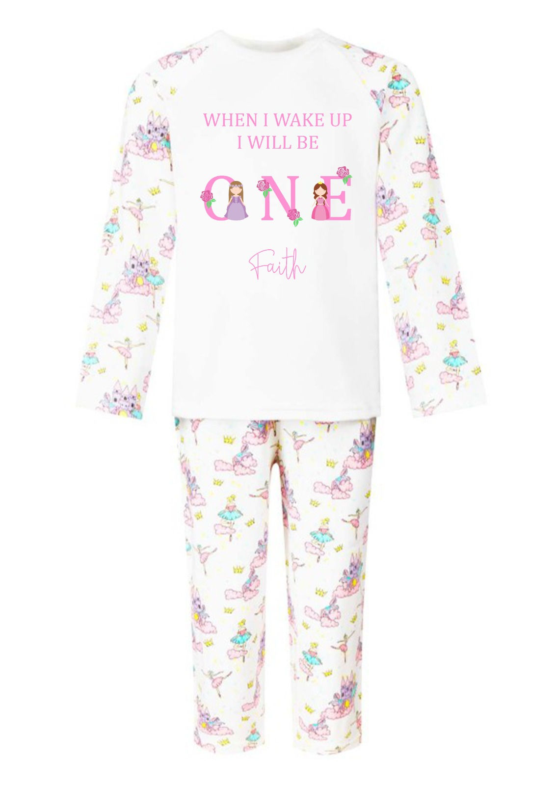 Ballerina Style Birthday Pyjamas-When I Wake Up I Will Be