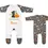 Thumbnail: The "My First Halloween" babygrow features two adorable patterns: one with cheerful pumpkins and another with playful ghosts