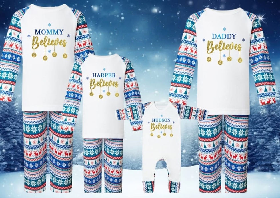 Thumbnail: Matching Family Christmas Pyjamas