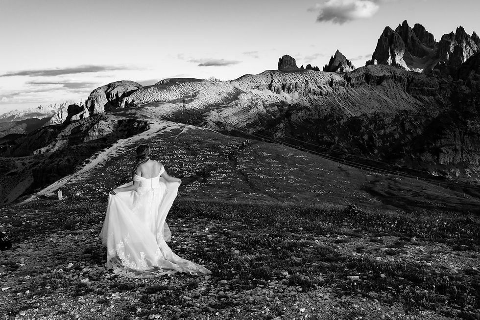 Wedding shoot Tre Cime di Lavaredo