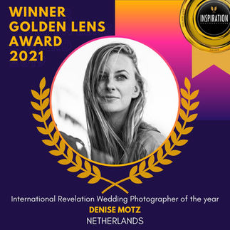 Beste trouwfotograaf wereldwijd - Golden lens award