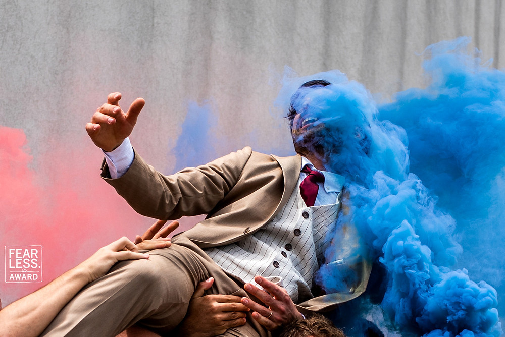 Fearless photographers award - Bruiloft in Italië rookbom