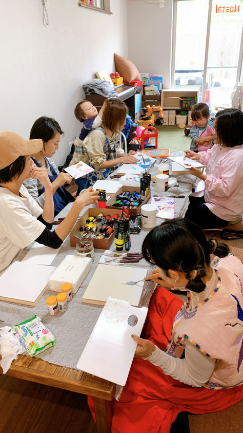 静岡市テクスチャーアートWS@ノスタルを開催しました