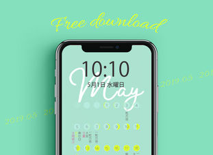 ５月 開運カレンダー待受を無料配布