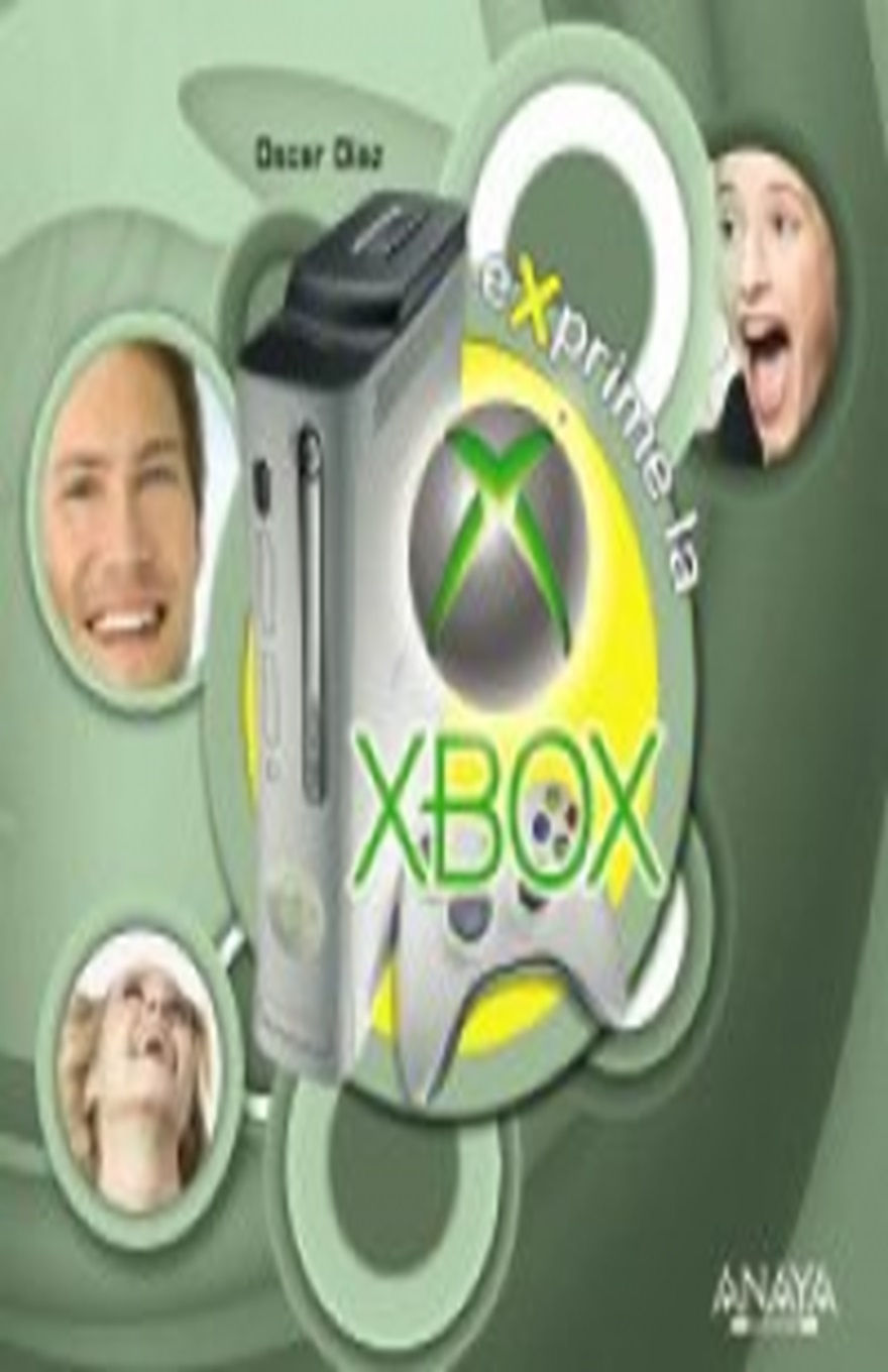 Cover of "Exprime la Xbox" featuring an Xbox console and controller surrounded by smiling faces on a green background.