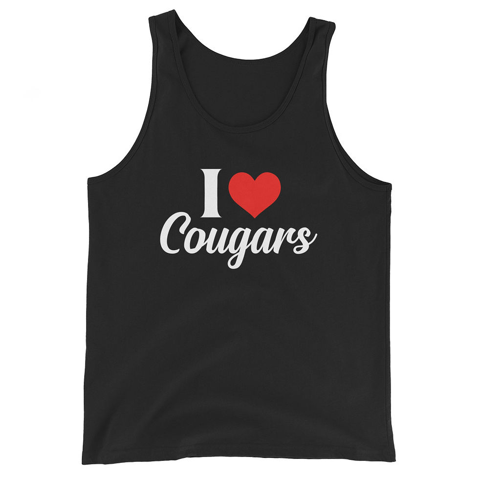 Thumbnail: I Heart Cougars Men's Tank Top 
