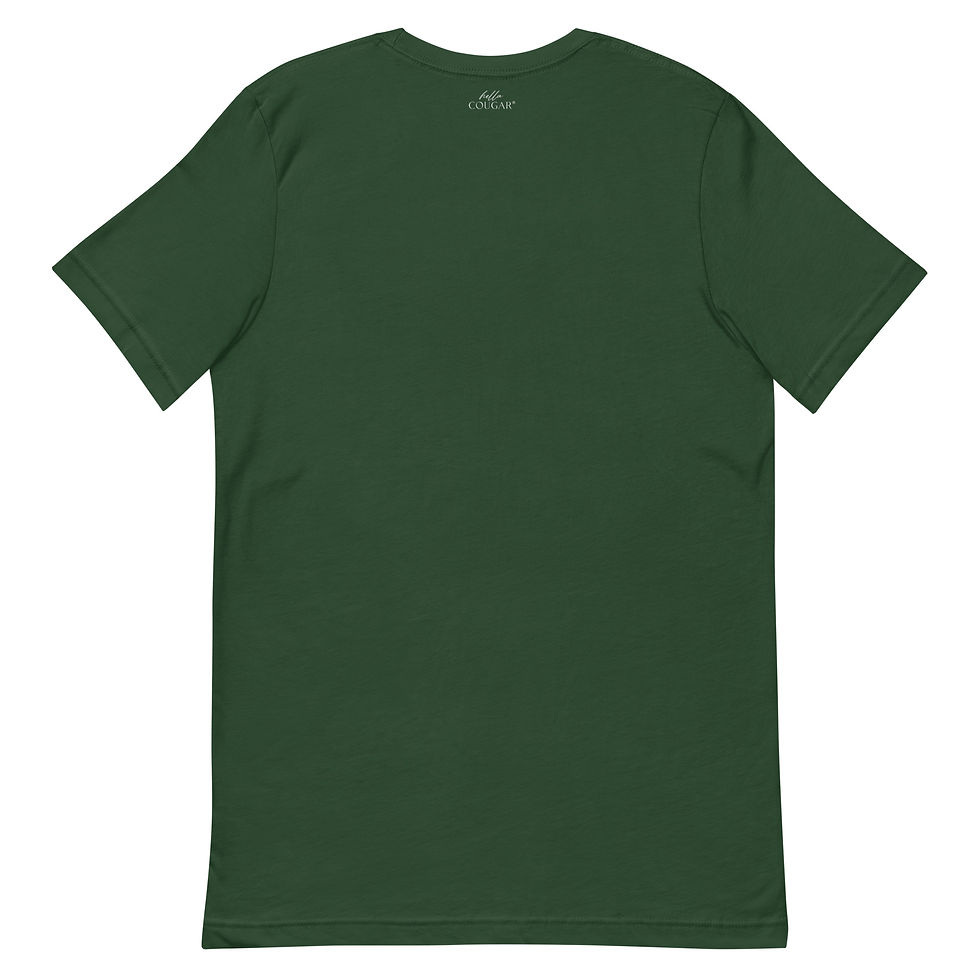Thumbnail: Cougar Chaser White Print Men's T-Shirt 