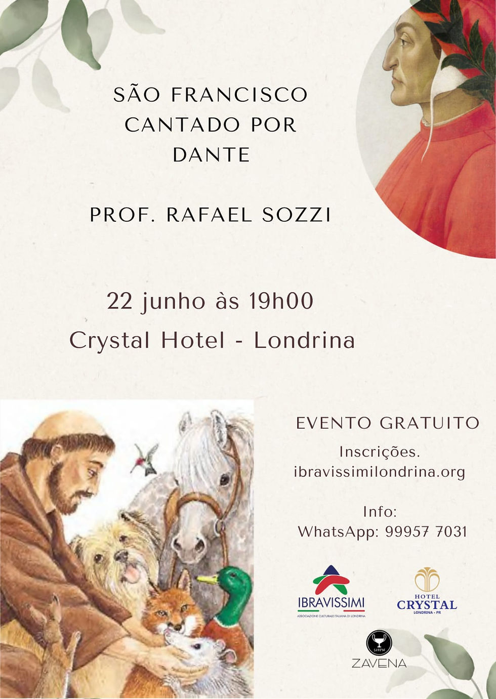 São Francisco cantado por Dante