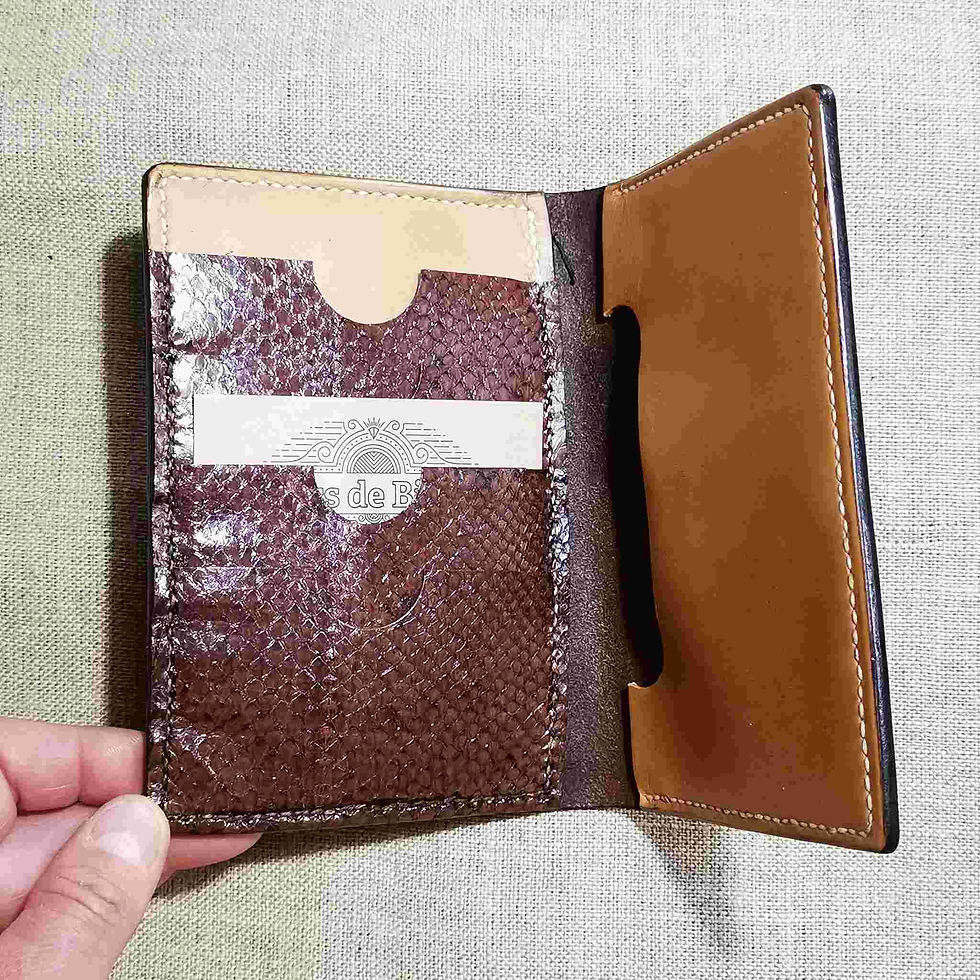 Miniature : Porte documents Biker marron