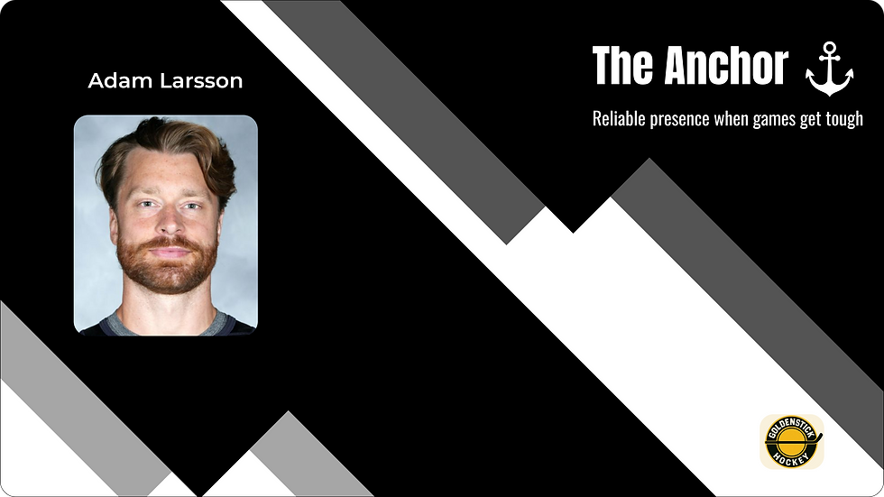 Jaccob Slavin Defensive Defenseman The Anchor Archetype player card Goldenstickhockey