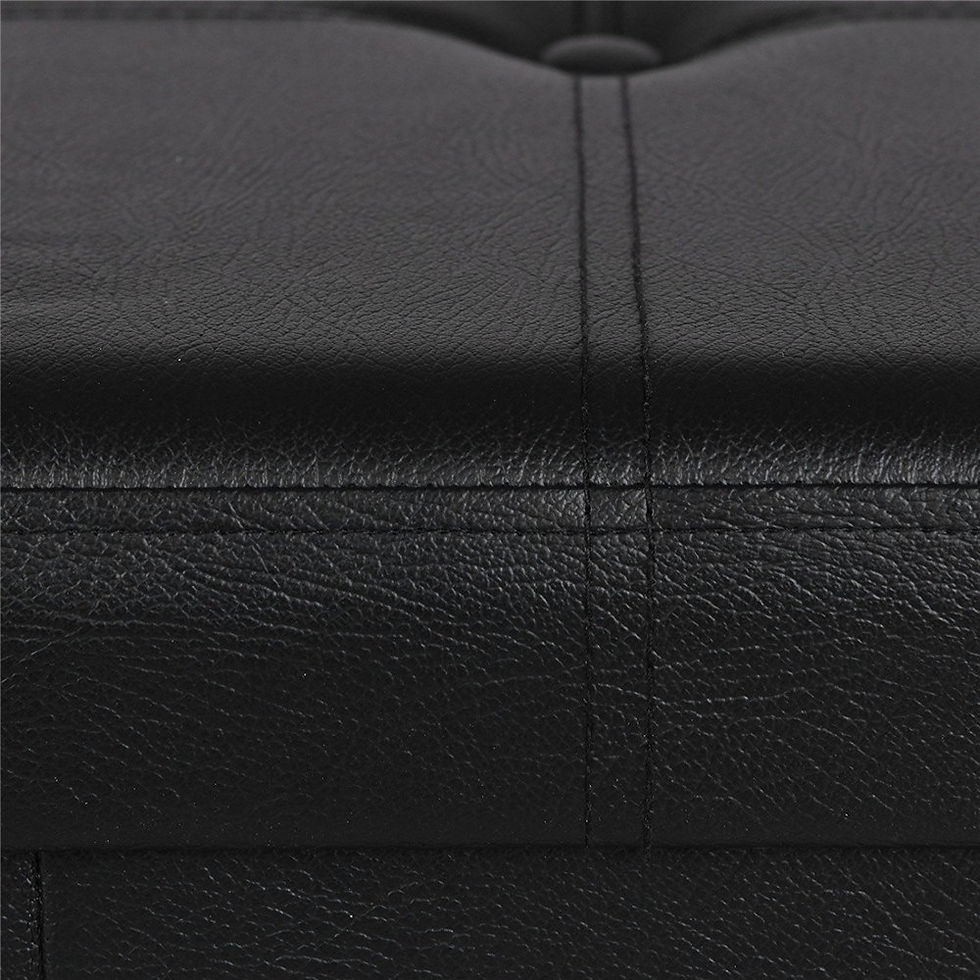 Thumbnail: 43 Inches Folding Storage Ottoman Bench, Bed End Bench with 120L Large Storage S