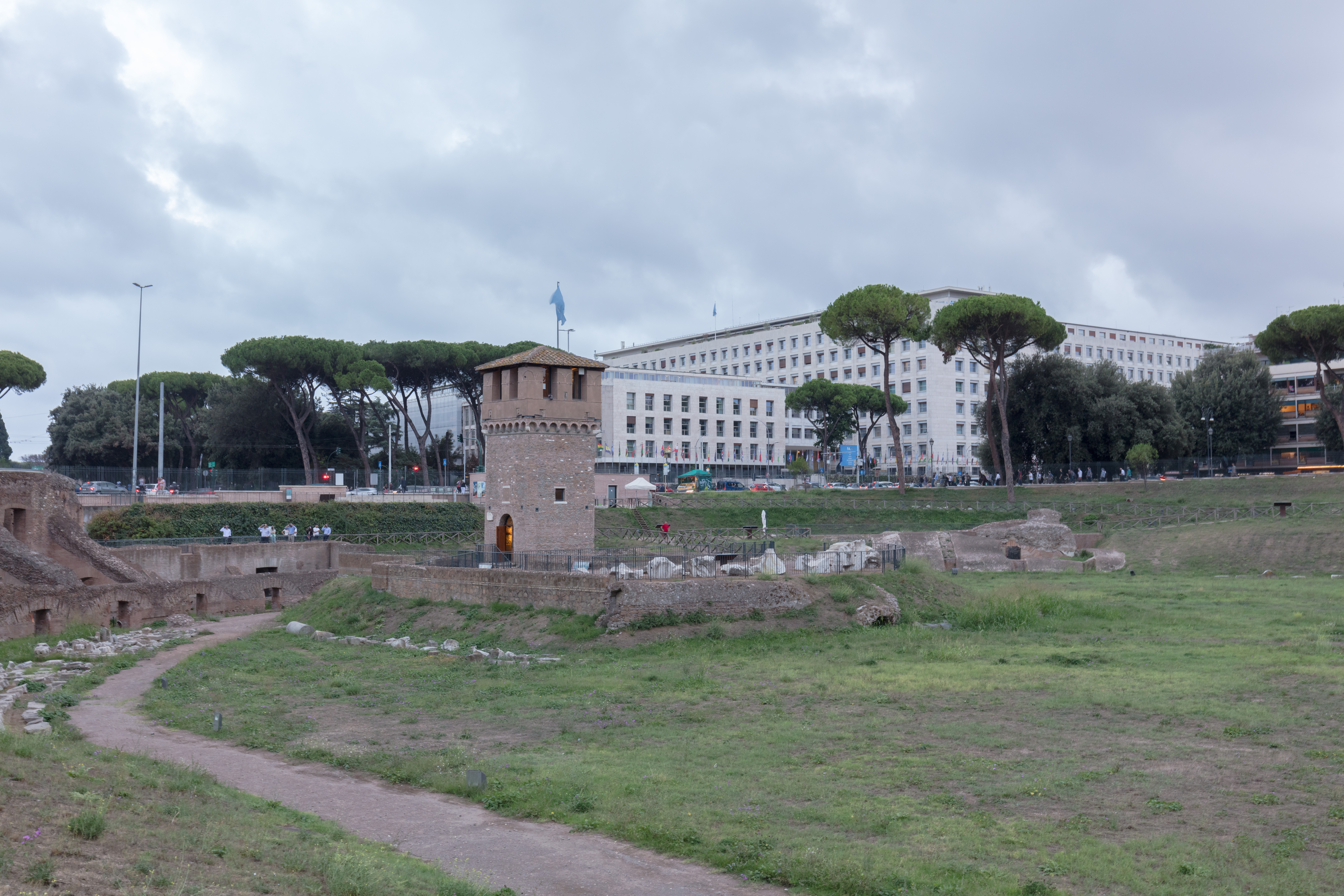 The Circus Maximus open-air arena in Rome