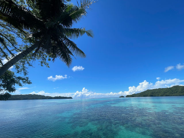 a view of the ocean from a boat