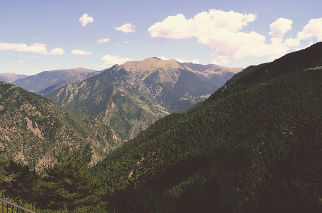 Mountain pass in Andorra