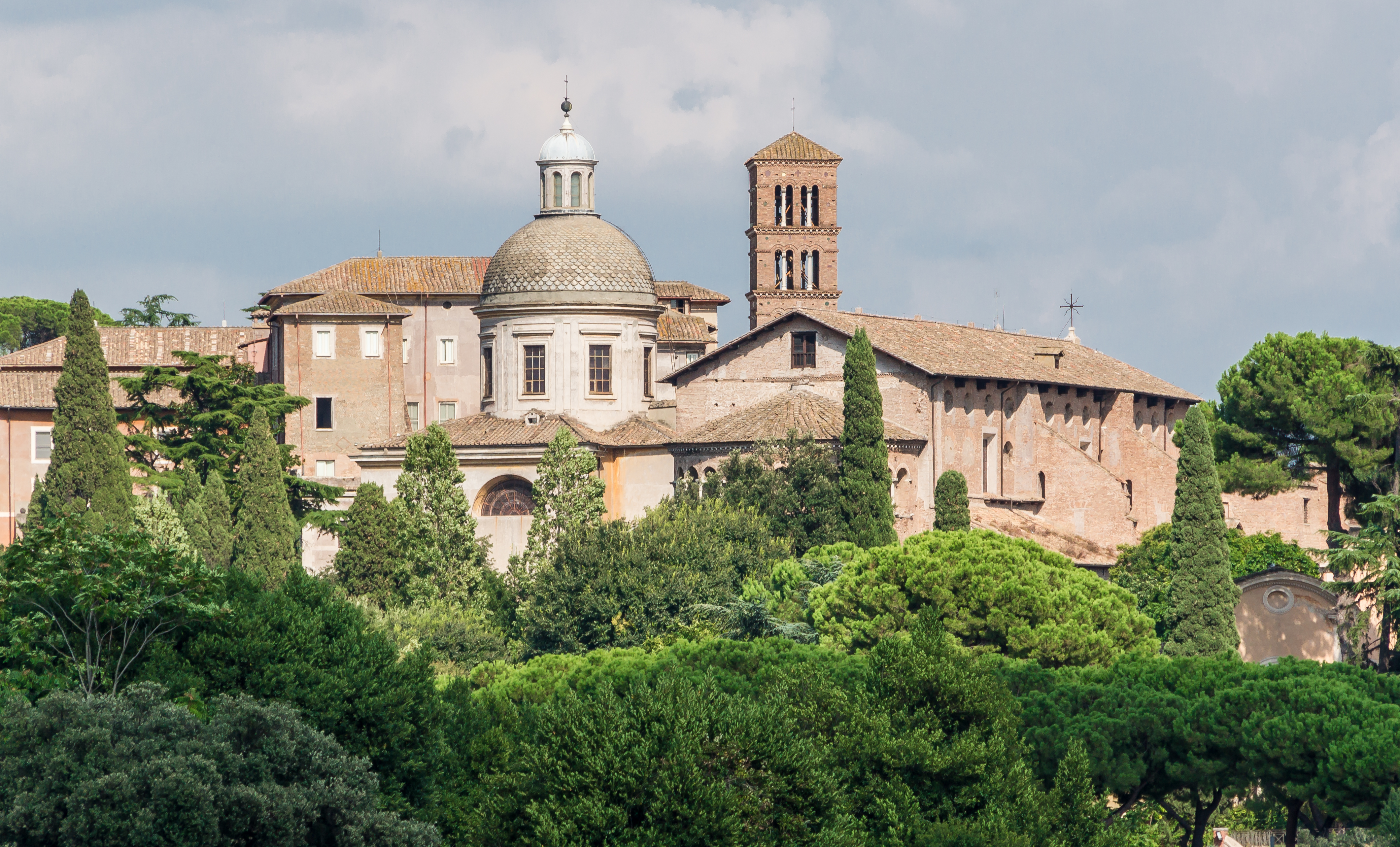 View across the Circus Maximus towards the Palatine, Rome