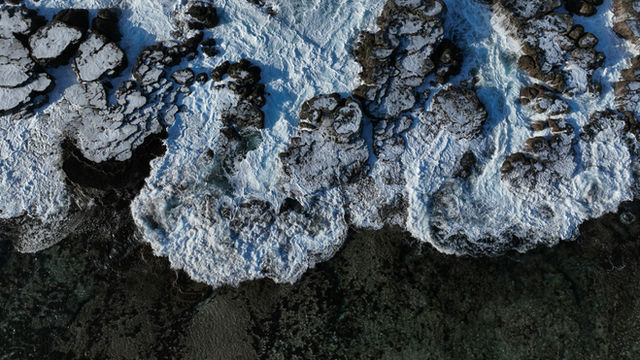 protective reef surrounding Tongatapu Island
