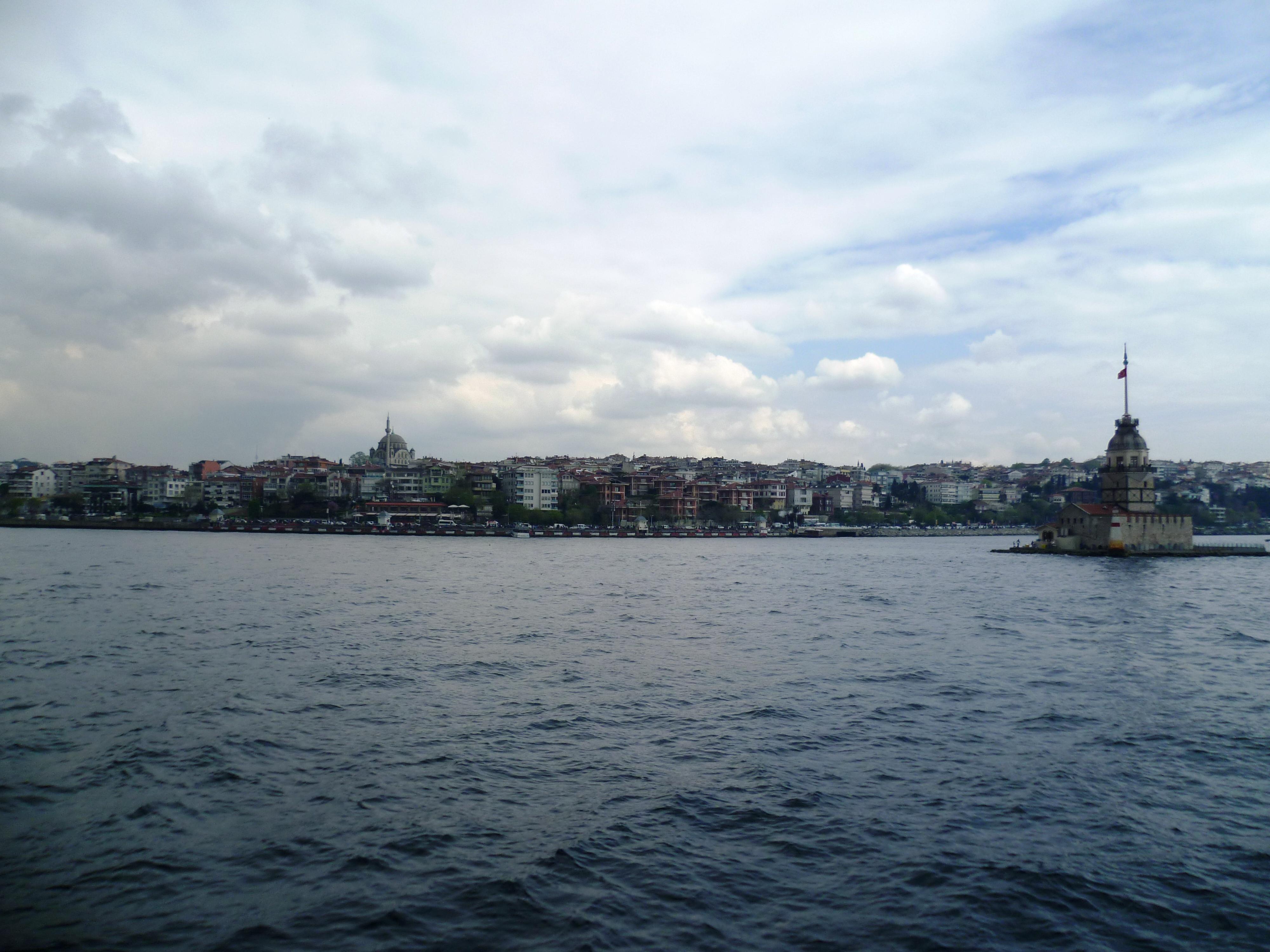 Istanbul skyline over the Bosphorus