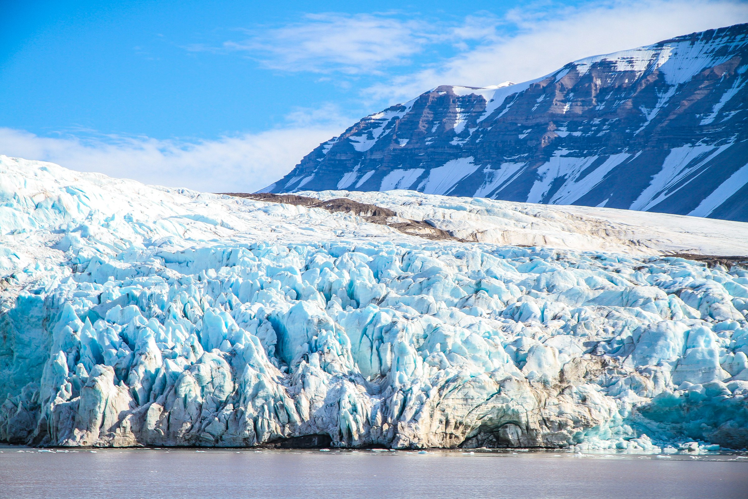 Svalbard glacier & Isfjorden — Arctic fjord landscape, Spitsbergen