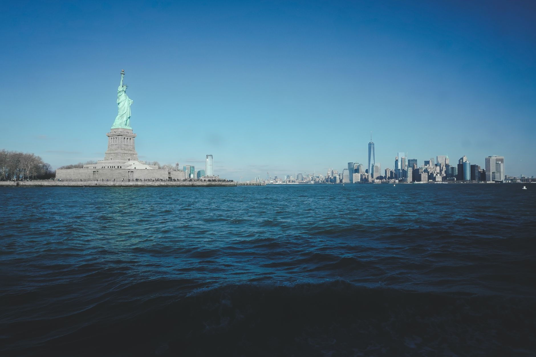 The Statue of Liberty, New York Harbor