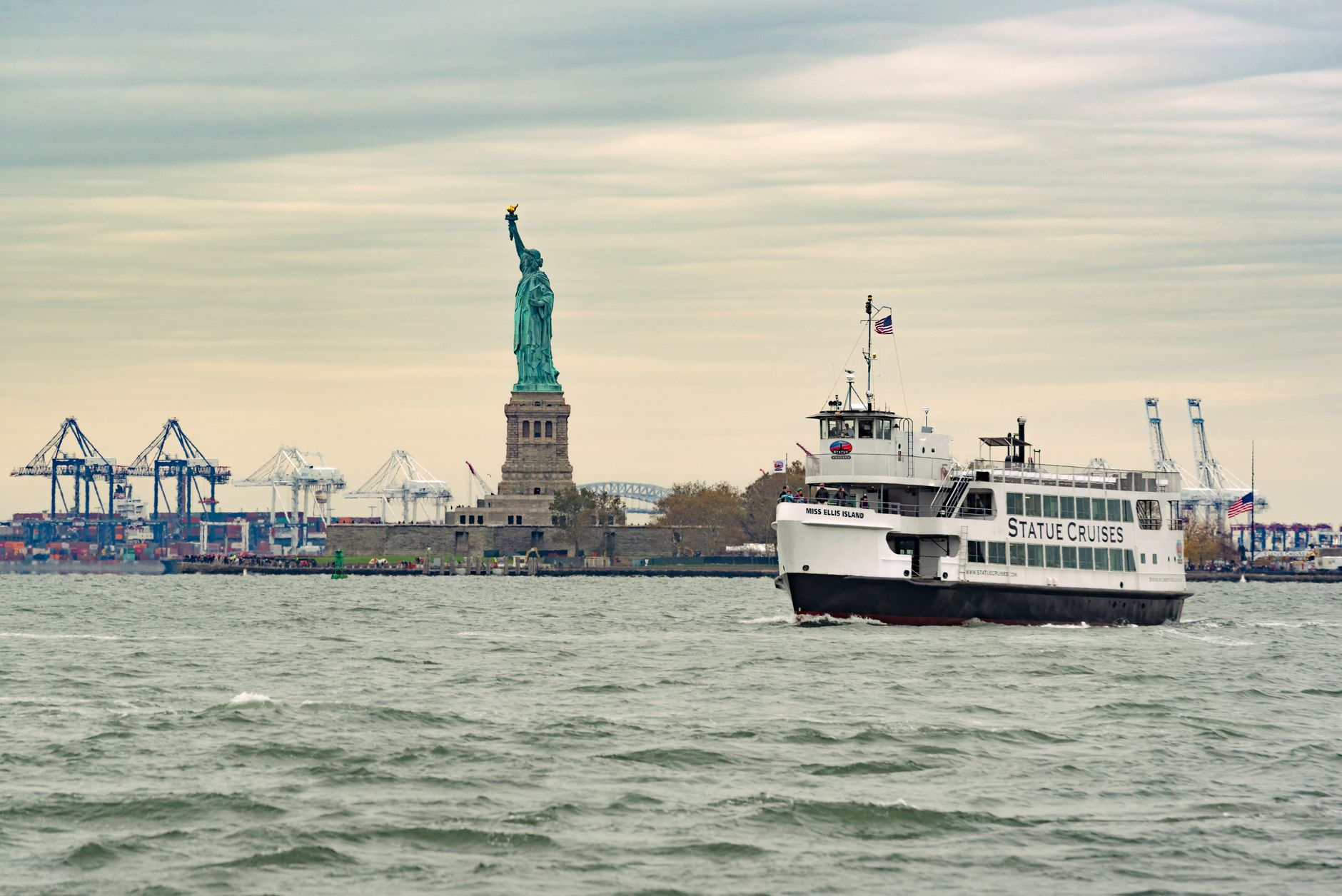 The Statue of Liberty, New York Harbor