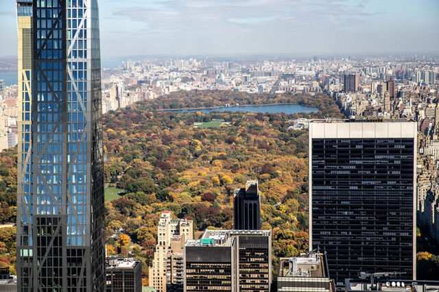 Central Park & the Manhattan skyline