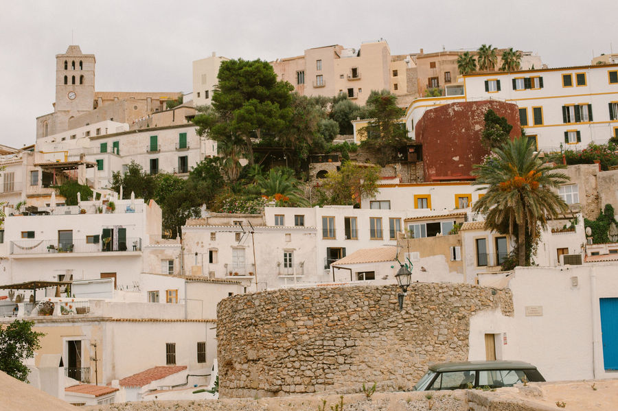 Discover the captivating historic charm of Ibiza's architectural landscape, a perfect blend of tradition and nature.