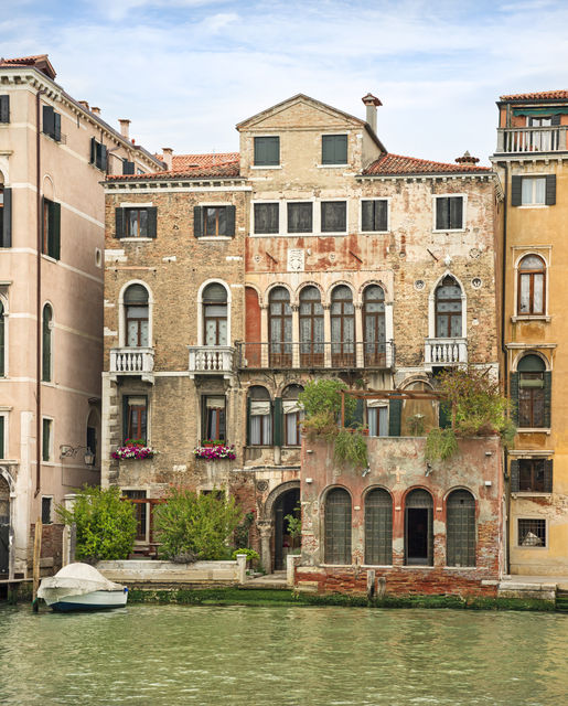 Venetian palazzo facade, Grand Canal