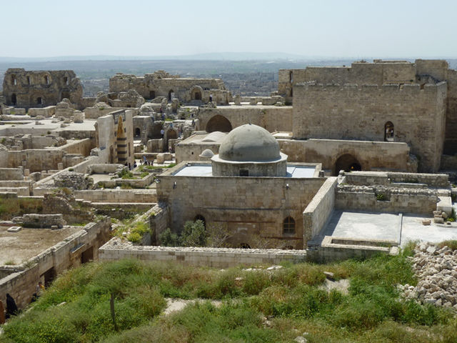 Mosque of Abraham in the Citadel of Aleppo, Syria