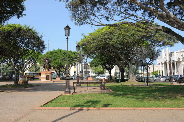 Central Square in the Dorado town in Puerto Rico.