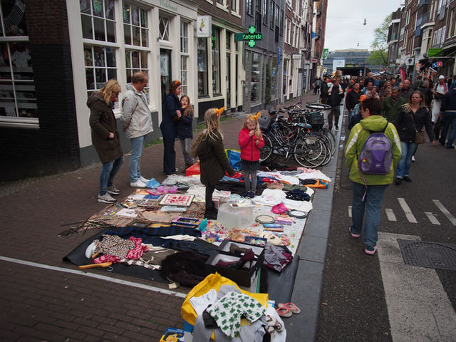 Koningsdag in Amsterdam