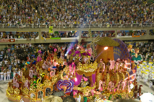 Costumed performers, Rio Carnival