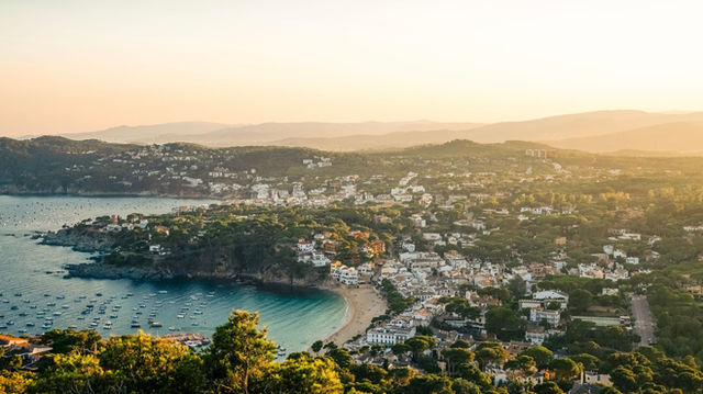 Costa Brava coves at Calella de Palafrugell