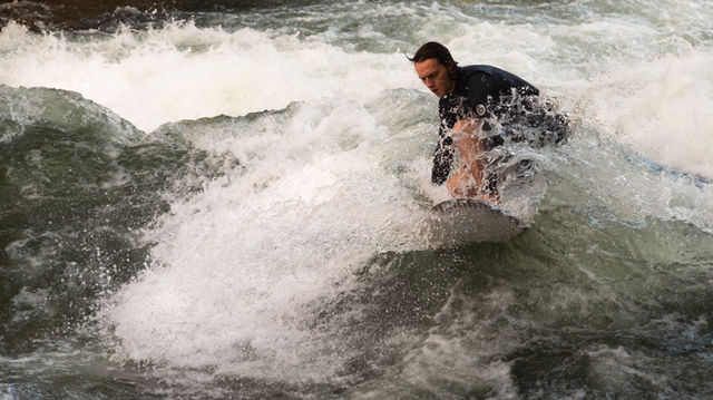 The Englischer Garten & Eisbach wave, Munich