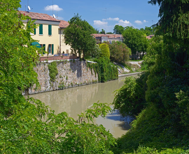 Canale di Burana. Ferrara, Italy