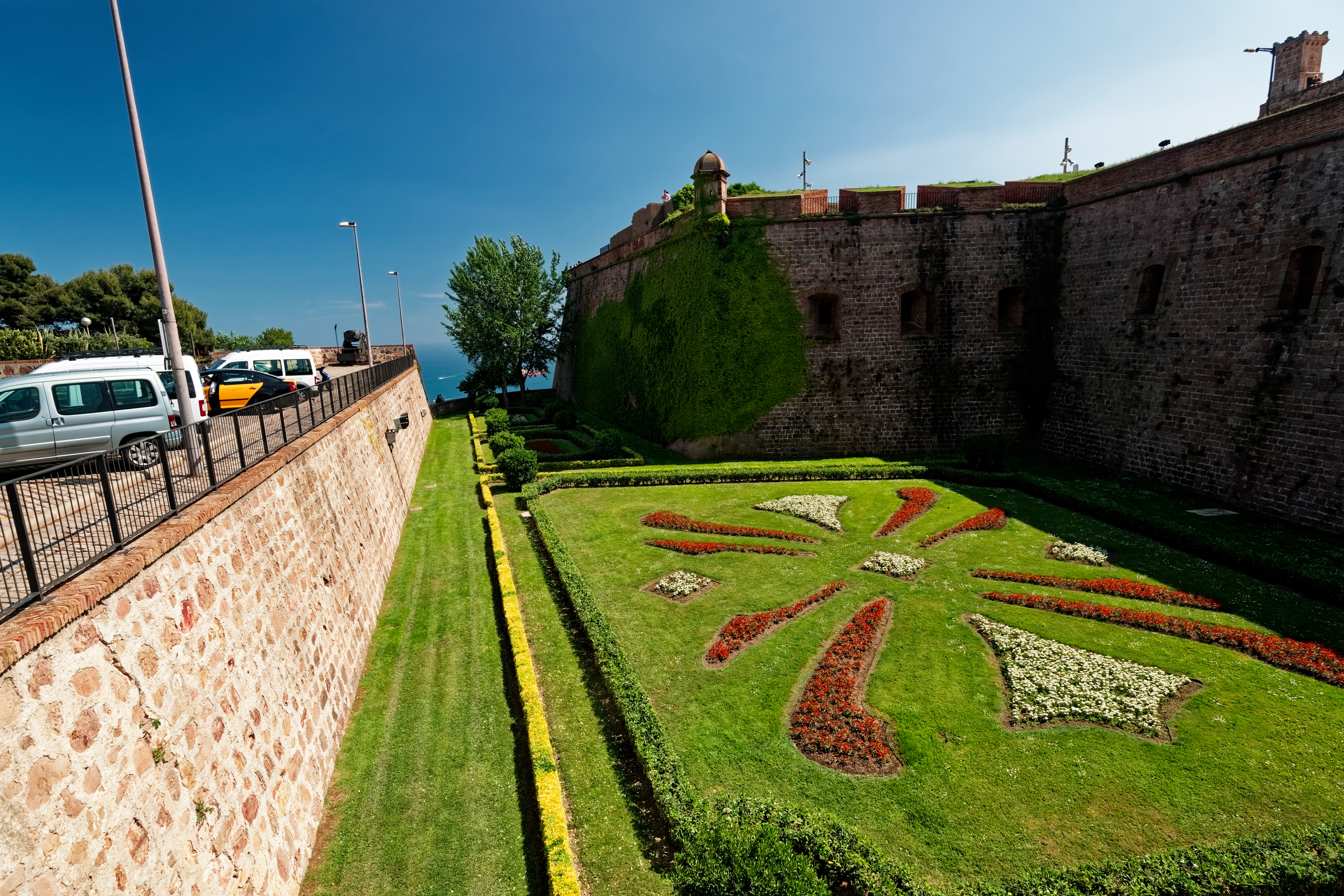 Entrance to Castell de Montjuïc, Barcelona