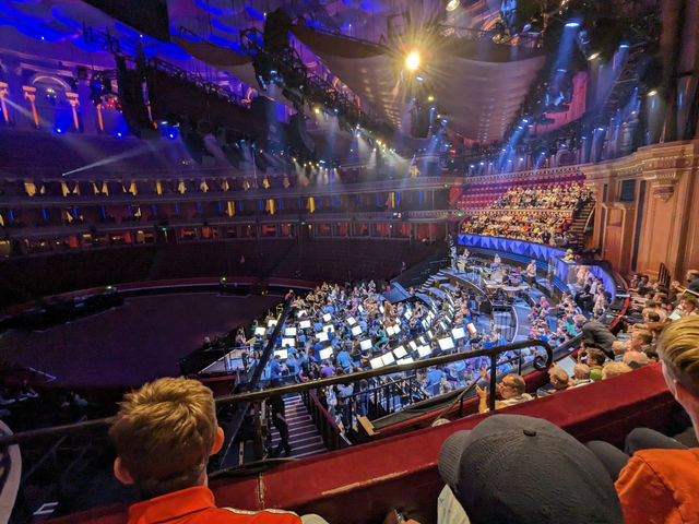 The Hallé orchestra performing at the BBC Proms 2024