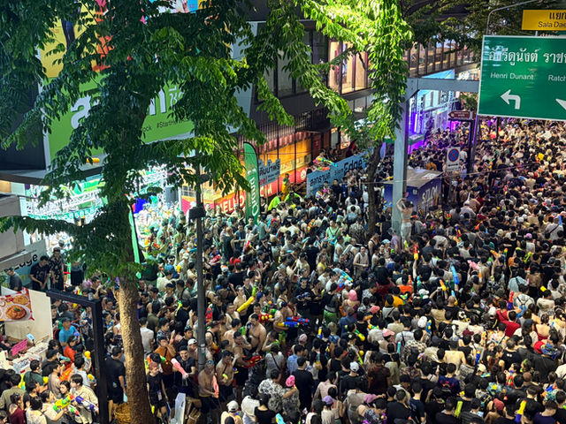 Songkran celebrations in Bangkok