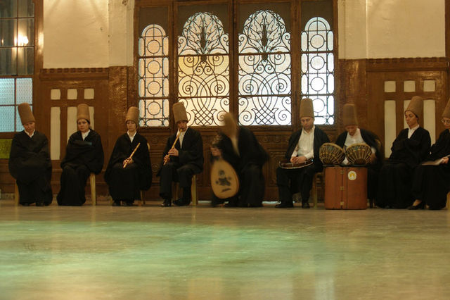Sufi whirling performance in Istanbul