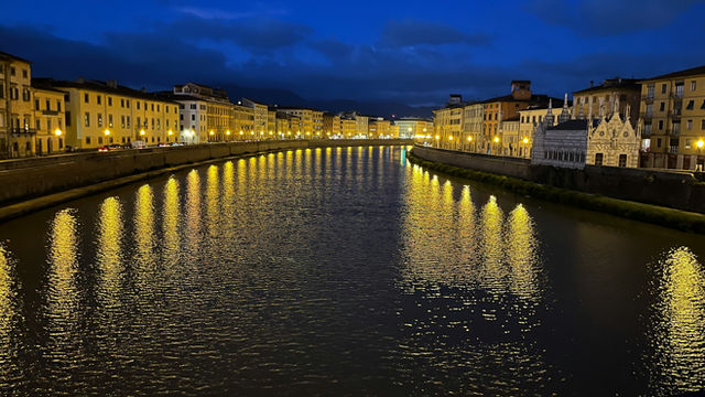 Arno River by night