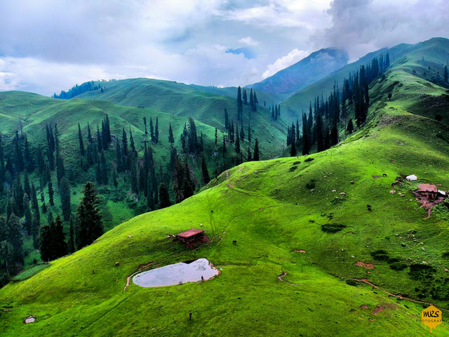 green mountains
