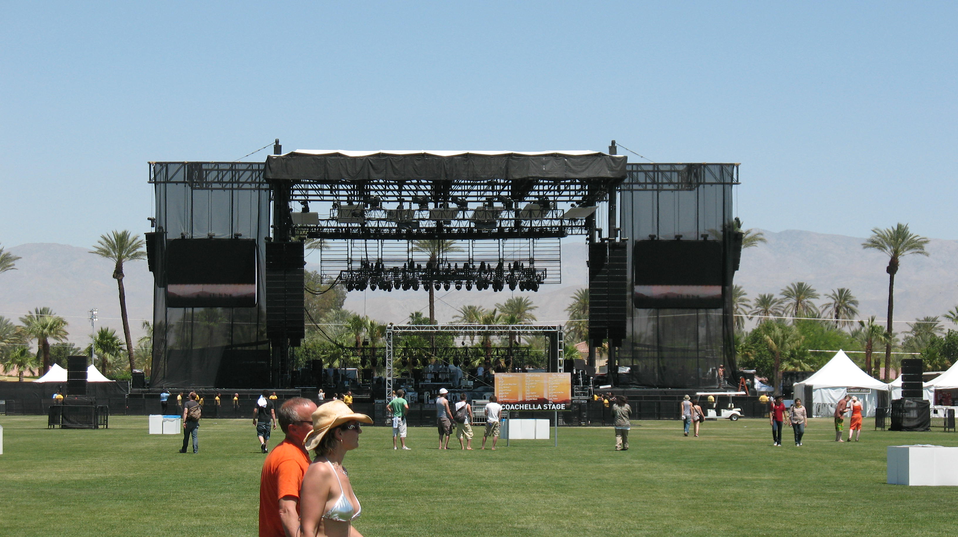 Coachella main stage performance
