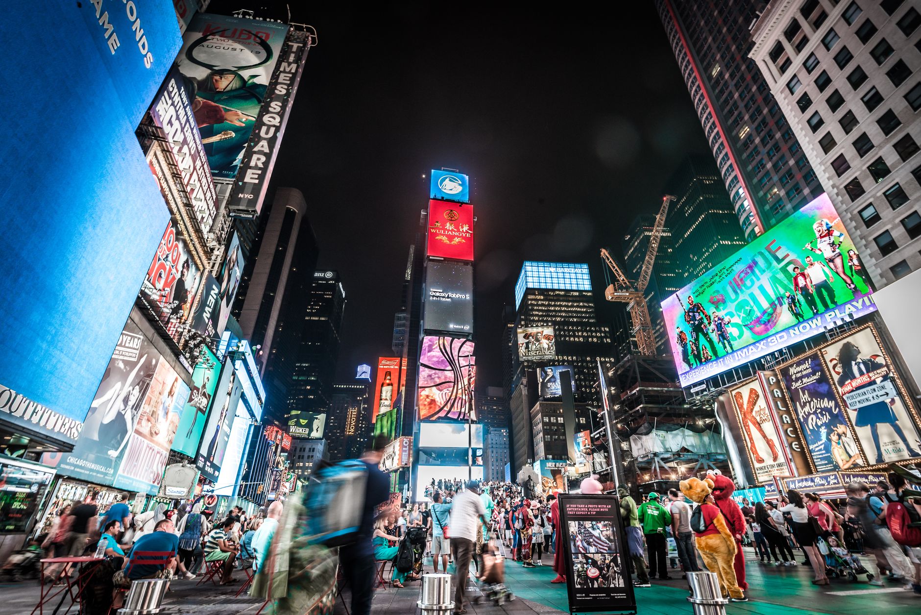 Times Square lights, New York City