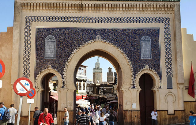 Bab Bou Jeloud gate, Fez, Morocco