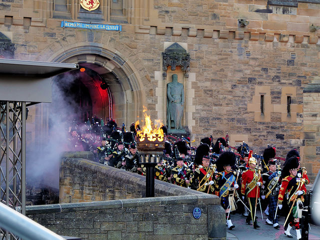 Pipers entering, Royal Edinburgh Military Tattoo
